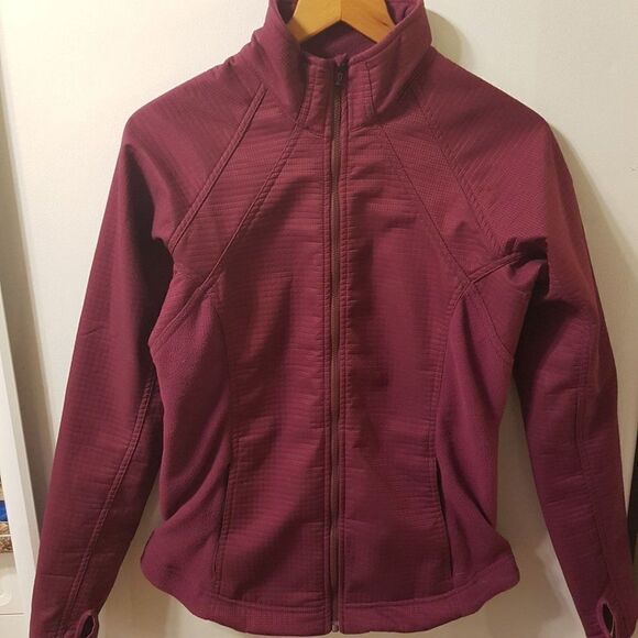 NEW 🌸 NIKE FIT THERMA Mulberry Jacket with Fleece Sides NEW MEDIUM - Picture 2 of 12
